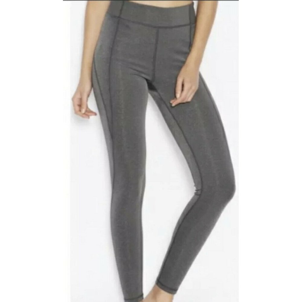 Ivy Park Gray‎ High Rise Sculpted Full Length Smoothing Leggings SZ S